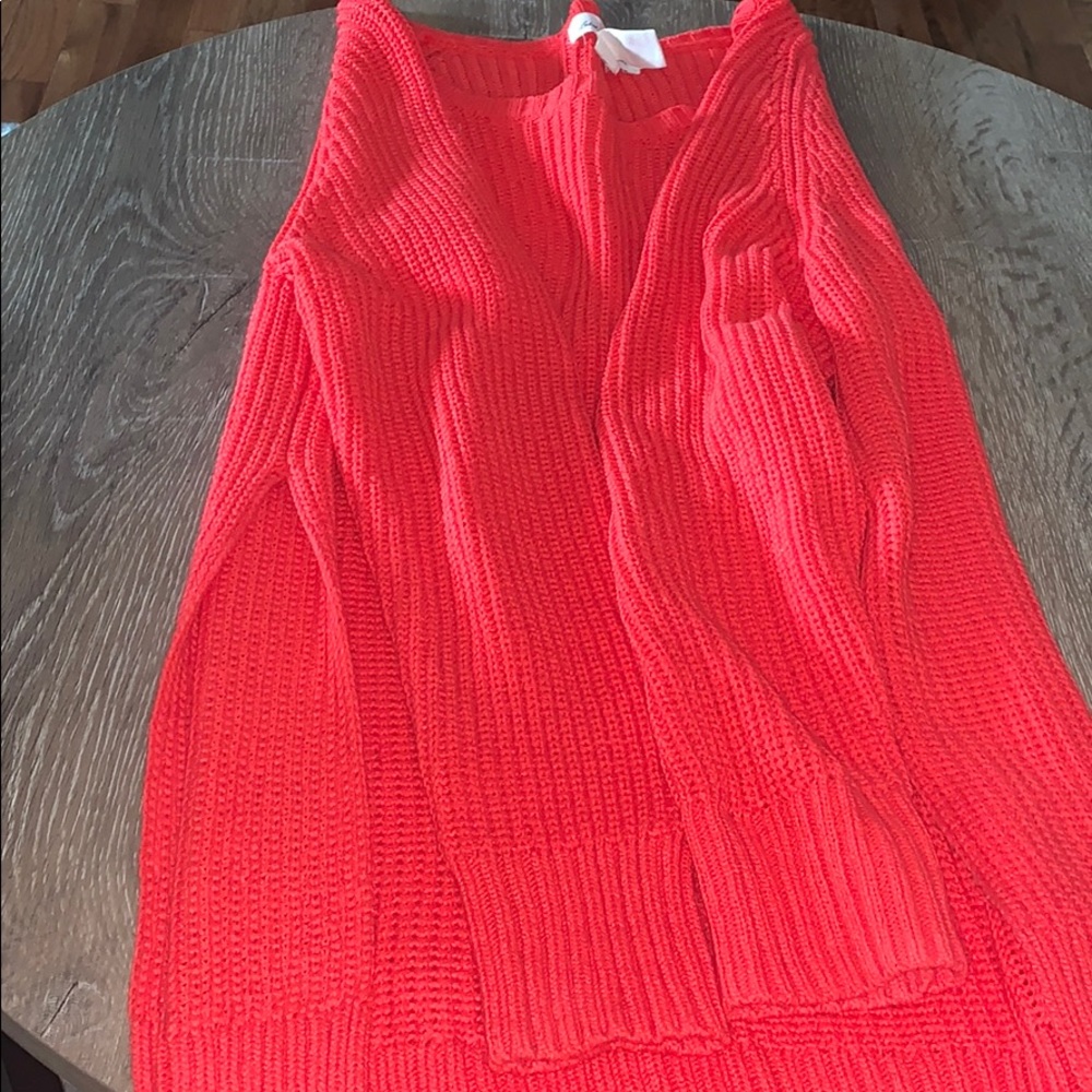 Red sweater